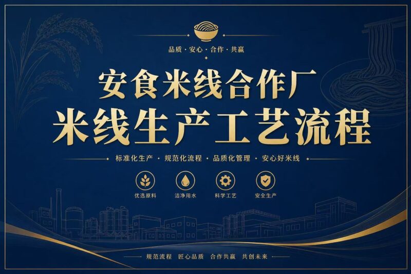 安食米线合作厂------米线生产工艺流程-安食科技_AI美食机_功能大米_安食科技智慧餐饮